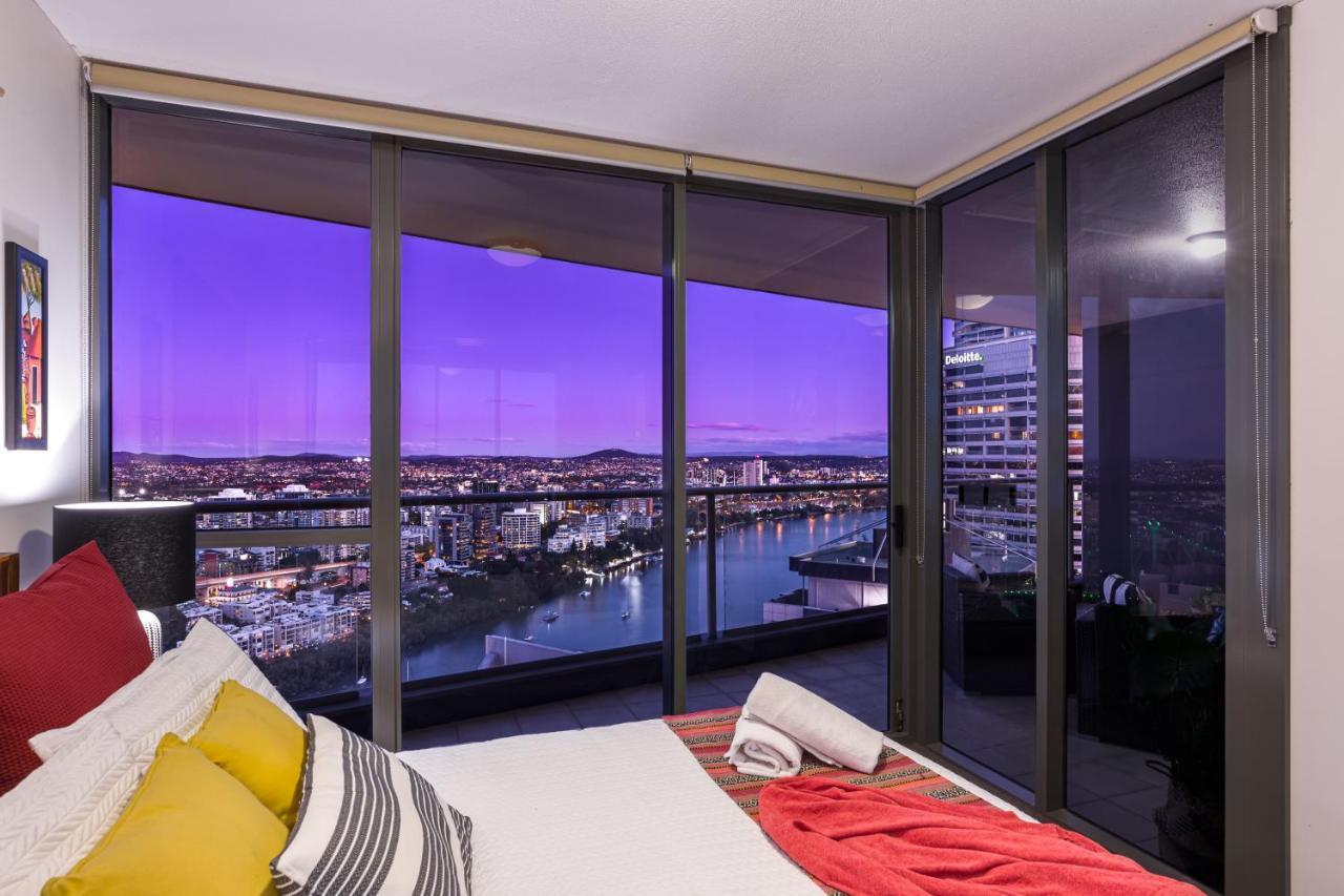 African Escape On Level 38 - Balcony With Views Brisbane Exterior foto